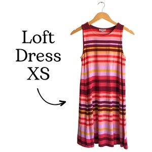 Loft Striped Dress Size XS